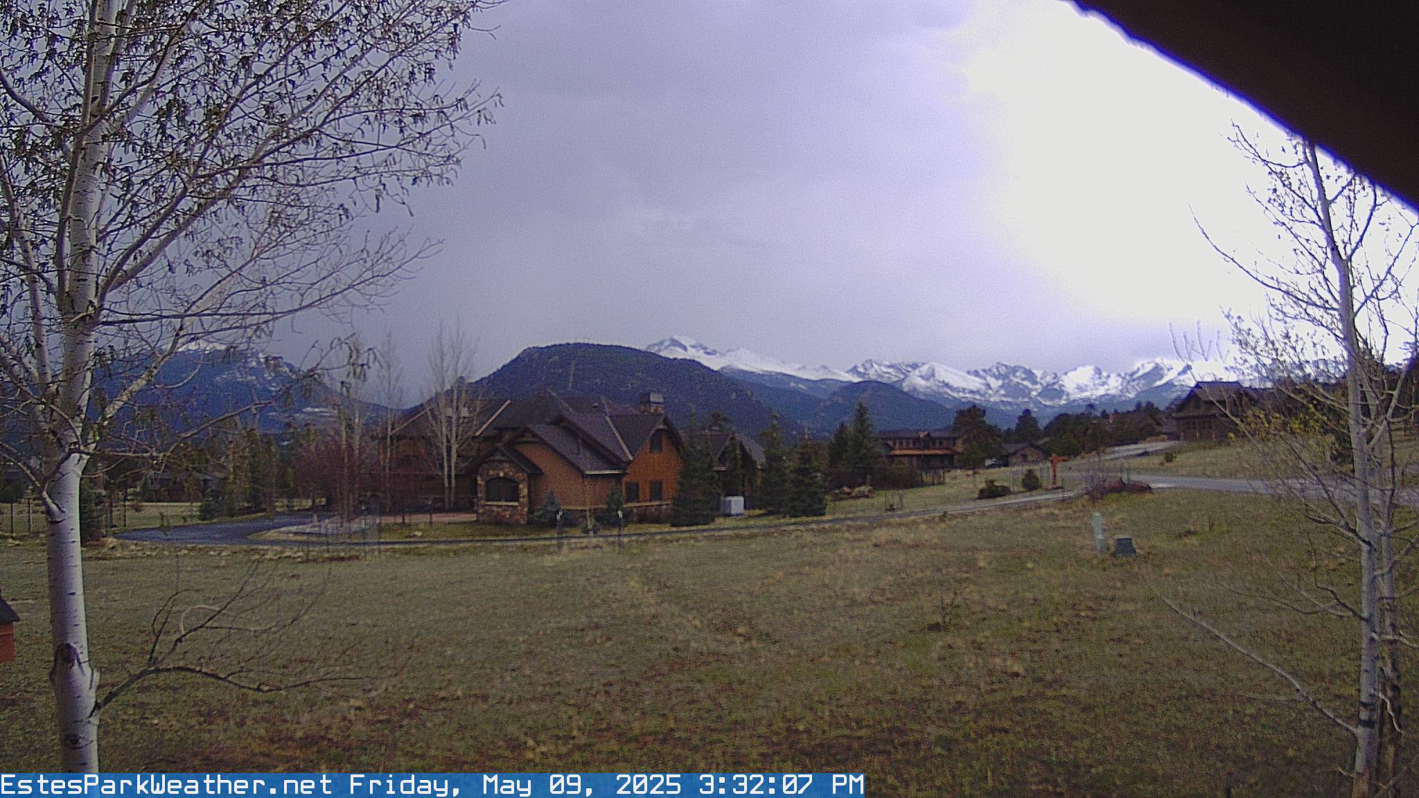 Estes Park, Colorado Netcam facing West Toward teh 