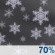 Tonight: Snow showers likely, mainly before midnight.  Cloudy, with a low around 31. Northeast wind around 6 mph becoming calm  in the evening.  Chance of precipitation is 70%. Total nighttime snow accumulation of 1 to 2 inches possible. 