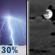 Tonight: A 30 percent chance of showers and thunderstorms before midnight.  Mostly cloudy, with a low around 45. Southeast wind around 6 mph becoming calm. 