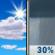 Today: A slight chance of showers, then a chance of showers and thunderstorms after 3pm.  Partly sunny, with a high near 71. Southeast wind 7 to 13 mph, with gusts as high as 22 mph.  Chance of precipitation is 30%.