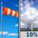 Sunday: A 10 percent chance of showers and thunderstorms after 3pm.  Mostly sunny, with a high near 70. Breezy, with a west wind 7 to 17 mph becoming southeast in the morning. Winds could gust as high as 28 mph. 