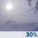 Friday: Chance Light Snow And Patchy Blowing Snow